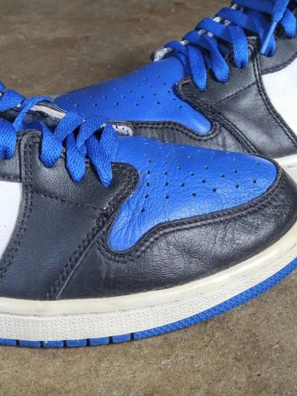 Nike Air Jordan 1 High - Royal Blue/Black/White Men 10